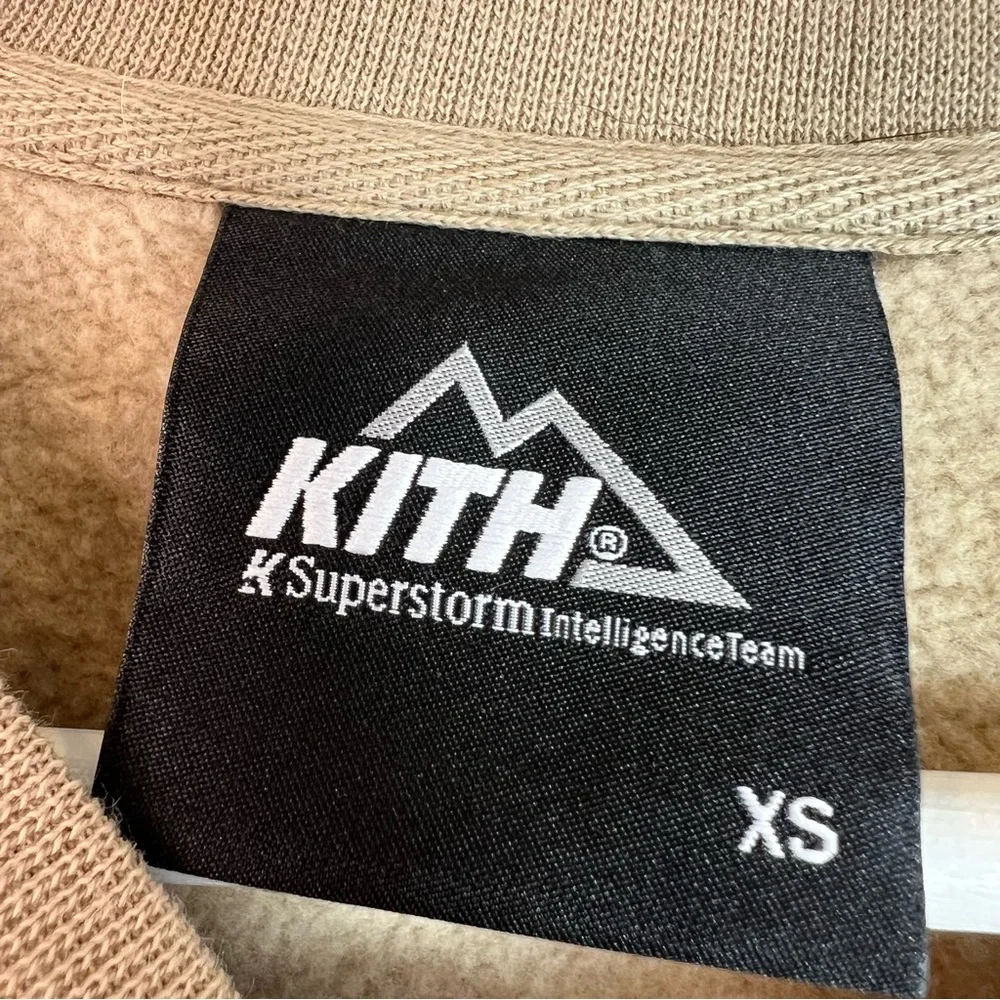 Kith Summit Sessions Crewneck Sweatshirt Ancient Fossil Size XS - Picture 5 of 6